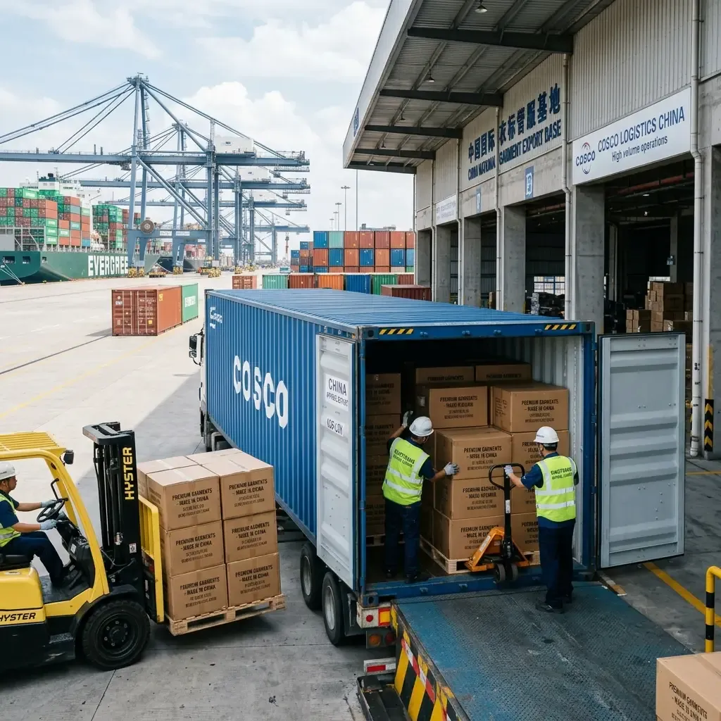 RealismThrift Efficient Loading Dock - Fast 7-Day Container Shipment and Export Logistics of Second Hand Goods to Global Ports